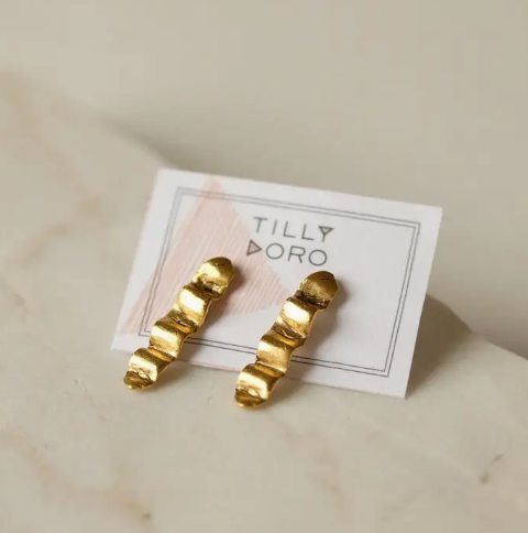 Tilly Doro - Wave Stud Earring