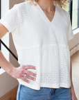 ByTAVI - White Empire Top