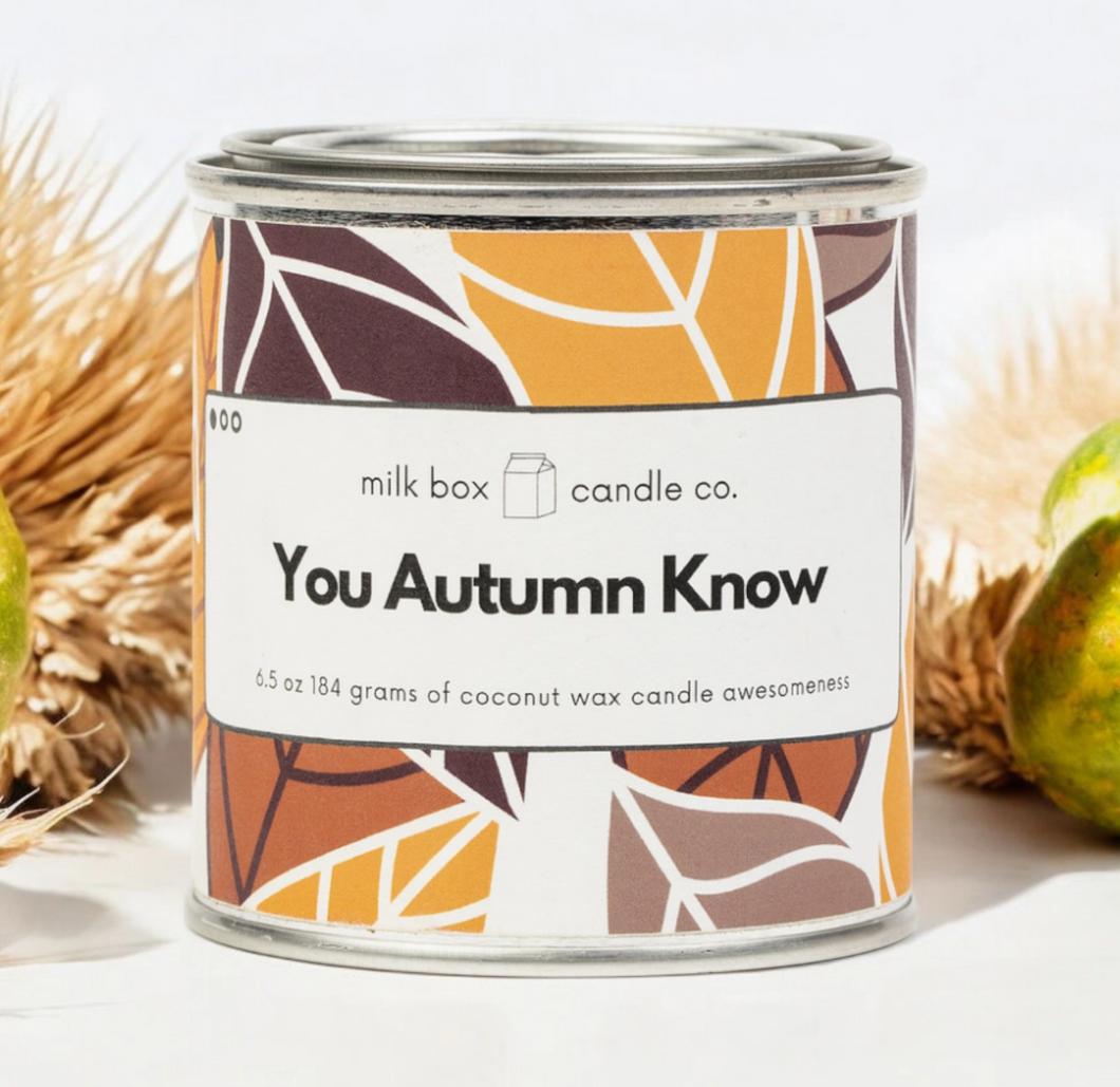 Milk Box - Coconut Wax Candle - Fall