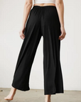 Bamboo Wide Leg Ankle Pant