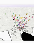 Artsy Em - Floral Wedding Ring - Plantable Card