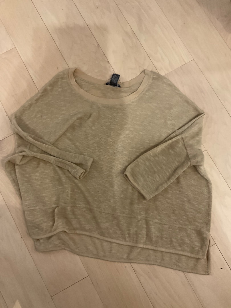 TAN CHELSEA &amp; THEODORE SWEATER L