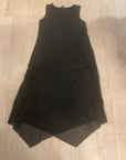 {{ClientCode}} BLACK EILEEN FISHER SHIFT DRESS, XS