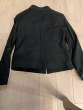 Load image into Gallery viewer, {{ClientCode}} BLACK KATHERINE MOTO JACKET, M
