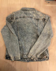 {{ClientCode}} DENIM Black label DENIM JACKET, M