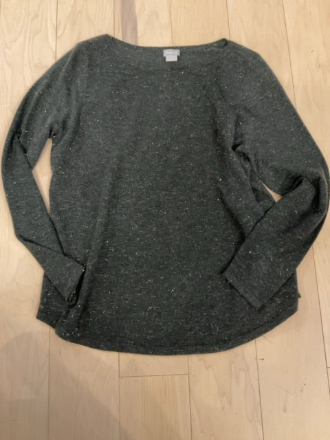 BLACK CHICOS LONG SLEEVE KNIT SHIRT M