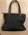 BLACK/BROWN FOSSIL BAG