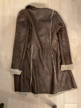 Load image into Gallery viewer, {{ClientCode}} BROWN MONTANACO FUR TRIM LEATHER JACKET, M
