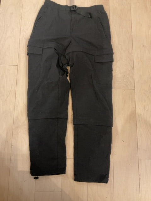BLACK ATHLETA ZIP OFF SHORTS/PANTS 6