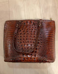 {{ClientCode}} BROWN BRAHMIN TOTE PURSE