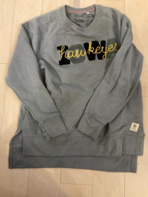 GREY PRESSBOX SWEATSHIRT M