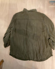 {{ClientCode}} OLIVE GREEN Charlie B BUTTON DOWN LONG SLEEVE, L