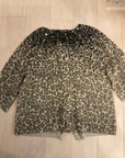 {{ClientCode}} BLK/LEOPARD CHICOS SEQUIN CARDIGAN, 2