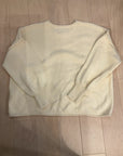 {{ClientCode}} CREAM MADEWELL SWEATER, M