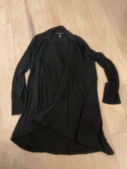 BLACK INC OPEN CARDIGAN L
