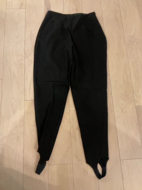 BLACK ADRIENNE VITTADINI STIRRUP PANTS 6