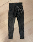 {{ClientCode}} BLACK SPANX leather legging, Xl