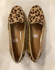 {{ClientCode}} LEOPARD IMAN Leopard sequin loafer, 9