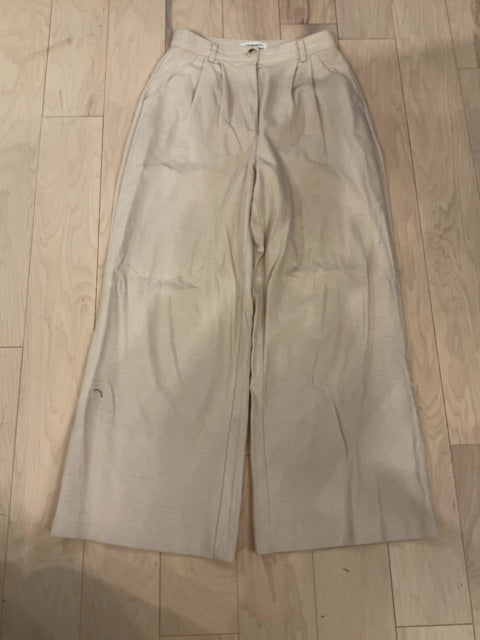 TAN WEWOREWHAT WIDE LEG PANTS 4