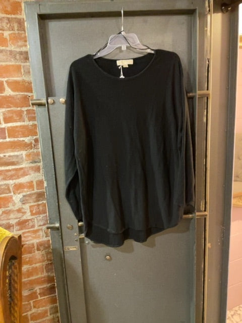 BLACK MICHAEL KORS LONG SLEEVE SHIRT XL