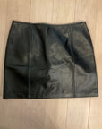 {{ClientCode}} BLACK APT 9 Leather Skirt, 14