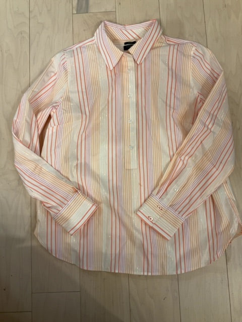 PEACH TALBOTS L/S BUTTON UP SHIRT MP