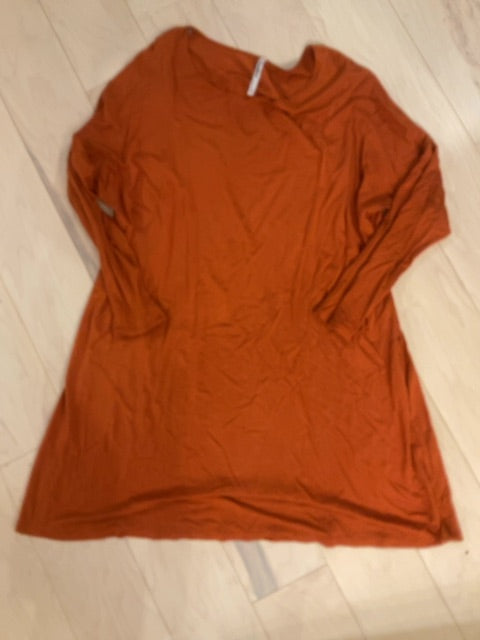 BURNT ORANGE AZULES LONG SLEEVE SHIRT L