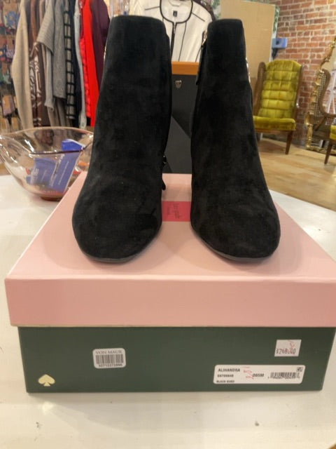 {{ClientCode}} BLACK Kate Spade BOOTIES, 8.5