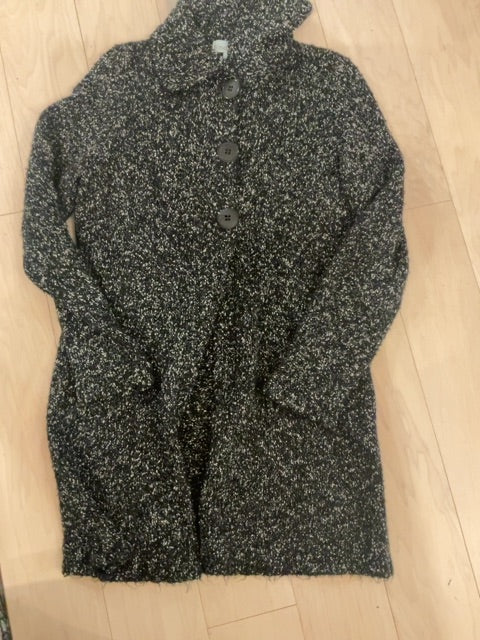 BLK/WHT WINDIRIVER CARDIGAN M