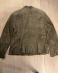 {{ClientCode}} GREEN ALFANI SUEDE JACKET, XL