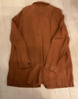 {{ClientCode}} TERRA COTTA J JILL LINEN JACKET, L