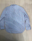 {{ClientCode}} BLUE/PINK HEARTS FRANK & EILEEN BUTTON DOWN LONG SLEEVE, S