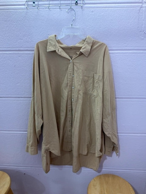 TAN American Eagle LONG SLEEVE SHIRT XXL