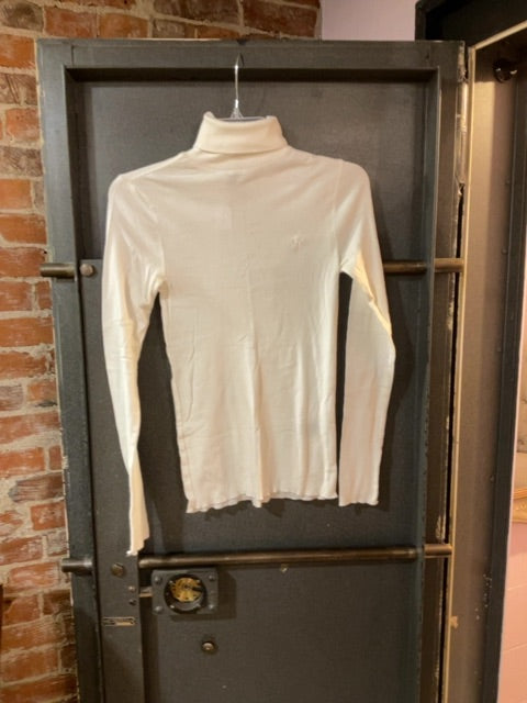 WHITE RALPH LAUREN turtle neck M