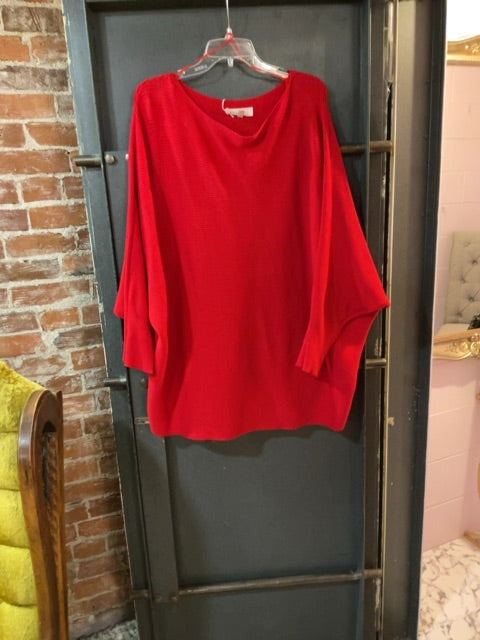 RED PHILOSOPHY SWEATER 3X