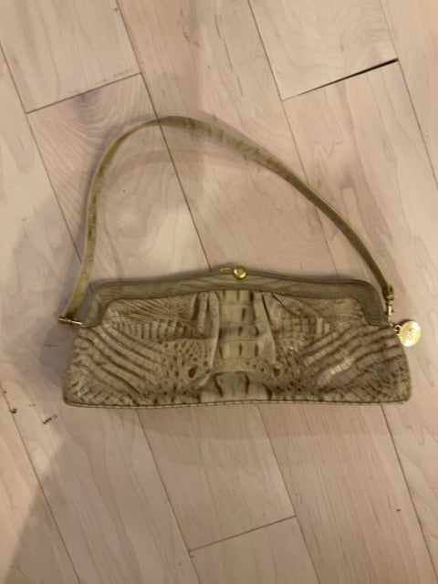 TAN BRAHMIN EAST WEST PURSE