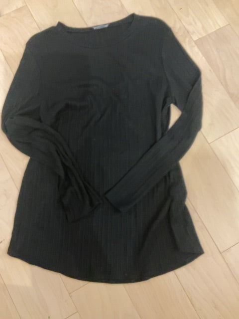BLACK BOMBOM KNIT L/S SHIRT XL
