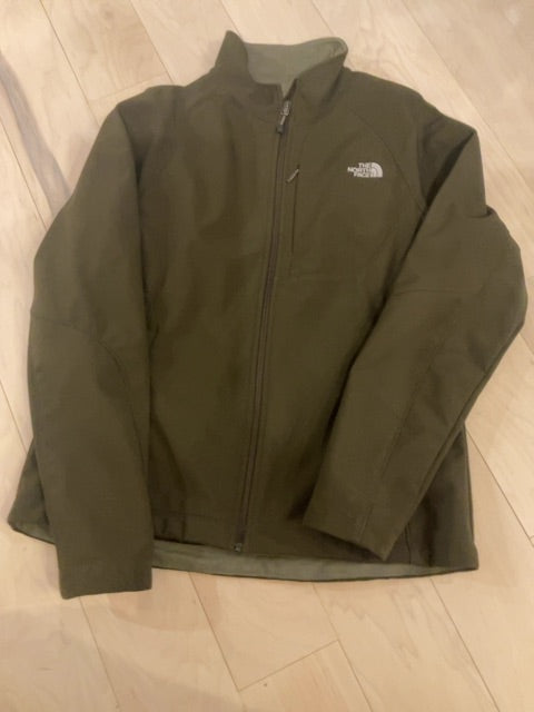 OLIVE GREEN THE NORTHFACE COAT XL