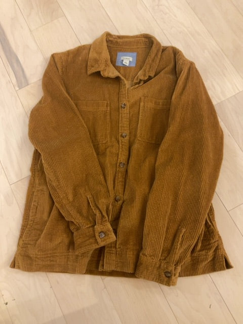 Cognac LL BEAN CORDUROY SHACKET L