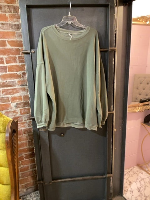 GREEN AERIE SWEATSHIRT XXL