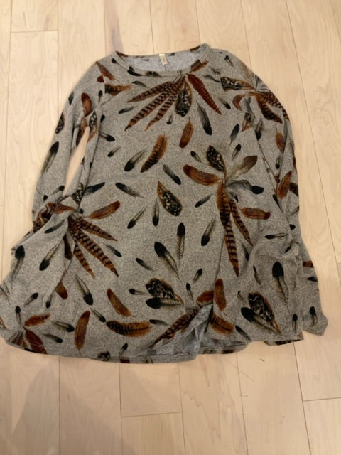 GREY JARDIN LONG SLEEVE TUNIC L