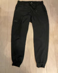 {{ClientCode}} BLACK UNKNOWN ATHLETIC PANTS, M