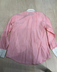 {{ClientCode}} Pink/wht TALBOTS BUTTON DOWN LONG SLEEVE, 6