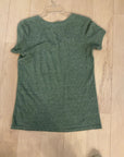 {{ClientCode}} GREEN ENZA VNECK TEE SHIRT, M