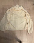 {{ClientCode}} CREAM LOFT SWEATER, XL