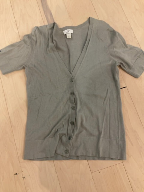 SAGE GREEN LOFT S/S CARDIGAN M
