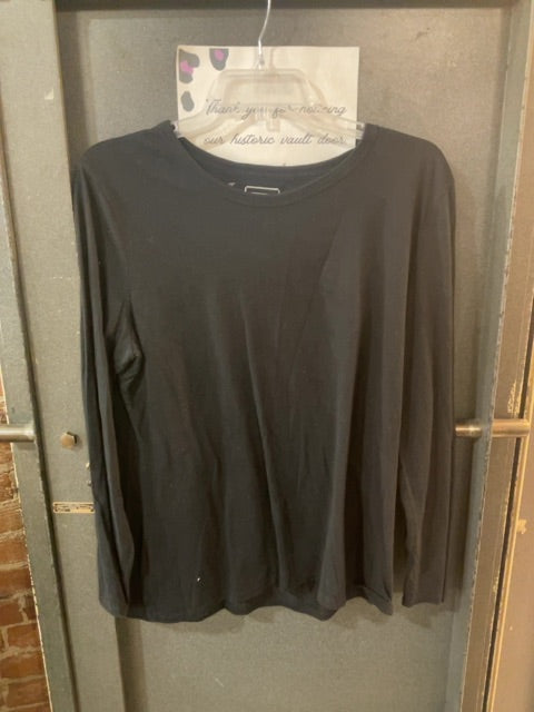 BLACK NAUTICA BLACK LONG SLEEVE SHIRT XL