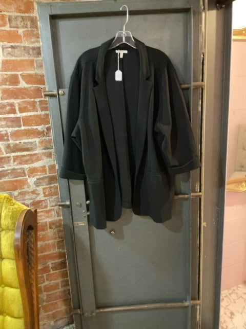 BLACK MAURICES BLAZER 3X