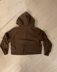 {{ClientCode}} BROWN LULULEMON Cropped hoodie, L