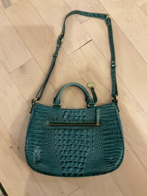 TEAL BRAHMIN PURSE